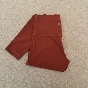 Lululemon align leggings - burnt orange color